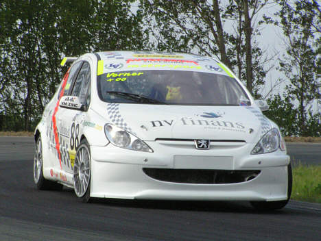 Klaus Verner kørte denne weekend Special Salon Car løb med hans DTC racer. (Foto: Motorsporten.dk)